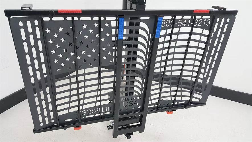 Wheelchair Carrier | Patriotic Electric Lift | Model US208 - Mobility Daddy