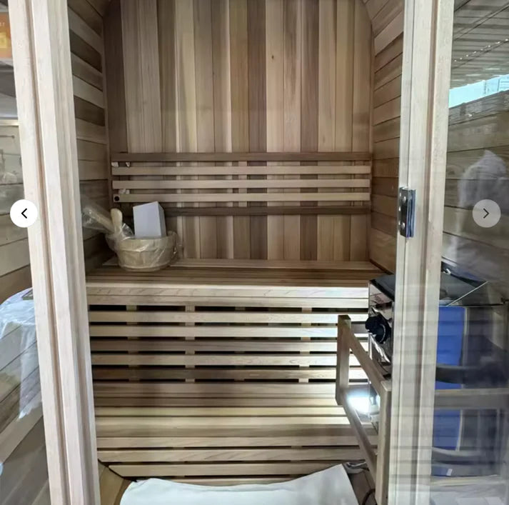 Auris One Luxury Outdoor Cedar Sauna | Orivon Wellness