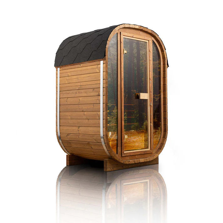 Auris One Luxury Outdoor Cedar Sauna | Orivon Wellness