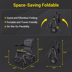 EASWE Model B20 | High-Performance Foldable Powerchair