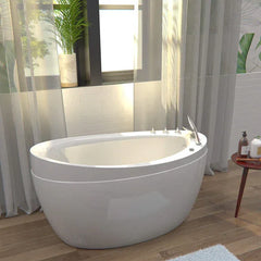 Empava 48″ Freestanding Japanese-Style Air Massage Bathtub with Reversible Drain | Model EMPV-48JT011 - Mobility Daddy