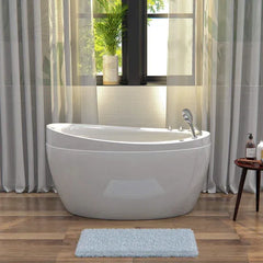 Empava 59″ Freestanding Japanese-Style Air Massage Bathtub with Reversible Drain | Model EMPV-59JT011 - Mobility Daddy