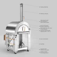Empava Outdoor Wood & Gas Pizza Oven | Model EMPV-PG03 - Mobility Daddy