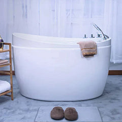 Empava 48″ Freestanding Japanese-Style Air Massage Bathtub with Reversible Drain | Model EMPV-48JT011 - Mobility Daddy