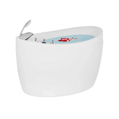 Empava 59″ Freestanding Japanese-Style Air Massage Bathtub with Reversible Drain | Model EMPV-59JT011 - Mobility Daddy
