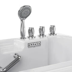 EMPAVA | 54" Alcove Soaking Walk-in Tub with Right Drain - Mobility Daddy