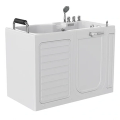 EMPAVA | 54" Alcove Soaking Walk-in Tub with Right Drain - Mobility Daddy