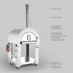 Empava Outdoor Wood-Fired Pizza Oven | Model EMPV-PG01 - Mobility Daddy