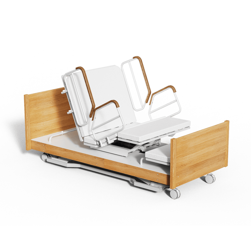 Vocic | H82 Stylish Homecare Bed with Adjustable Backrest and Leg Elevation