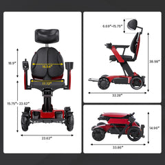 EASWE Model L10 | Smart Foldable Powerchair with 3D Comfort Seating
