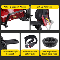 EASWE Model L10 | Smart Foldable Powerchair with 3D Comfort Seating