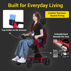 EASWE Model L10 | Smart Foldable Powerchair with 3D Comfort Seating