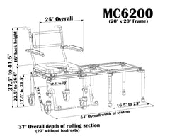 Nuprodx | MC6200 Extra-Wide Multichair System