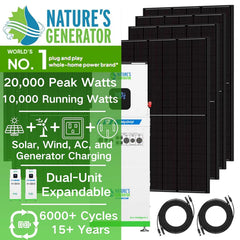 MyGrid 10K Solar Generator for Home | Nature's Generator | NGMGTNAUA