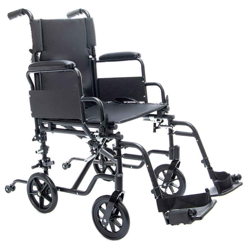 Protekt Cambria | High Strength Lightweight Convertible Transport Chair/Wheelchair