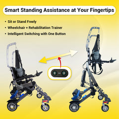 EASWE Model S10 | Standing Electric Wheelchair for Rehabilitation & Mobility Training