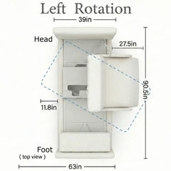 EZLift Bed Elevra Deluxe Rotating Hi-Lo Lift Bed