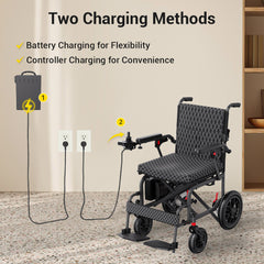 EASWE Model D10 | Foldable Lightweight Electric Wheelchair