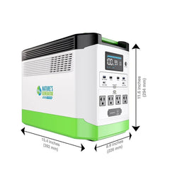 High Capacity Expandable Lithium 1800 Power Station | Nature's Generator | NGLGN18